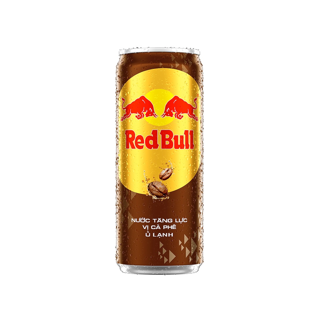 Thùng 24 lon Nước Tăng Lực Redbull lon vị cà phê ủ lạnh 250ml - Nhập khẩu Thái Lan - Hàng chính hãng