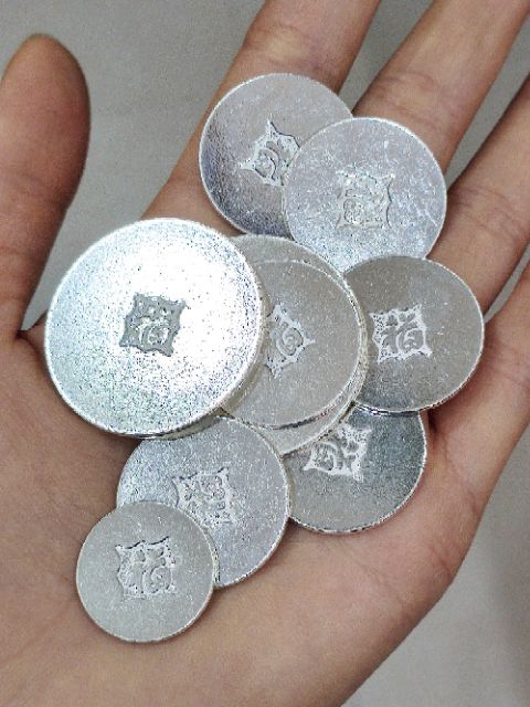 Đồng cạo gió Đồng bạc đánh gió chuẩn bạc 99 Van jewelry V10750