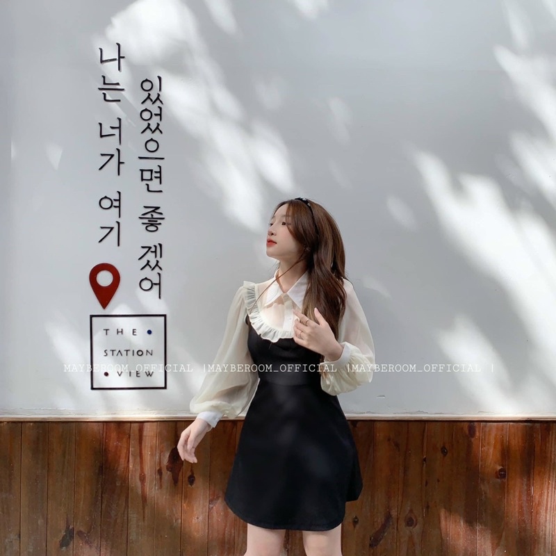 Đầm Dán Xoè Bigsize 55kg Đến 100kg (M/L/XL/XXL)