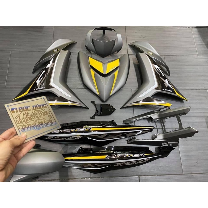 Áo Ex 150 xám nhám nhiều mẫu tem đẹp