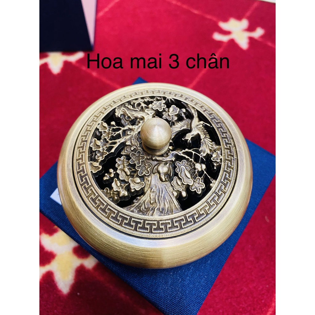 [PBMC]Lư xông tròn đồng thấp (HÀNG CAO CẤP)