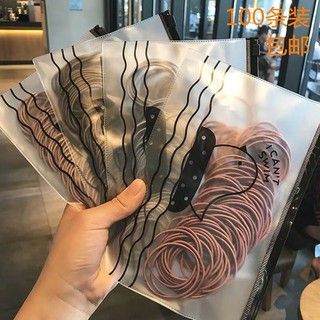 DÂY BUỘC TÓC 🏵️ DÂY CHUN BUỘC TÓC - SET 100 CHIẾC - SDBT