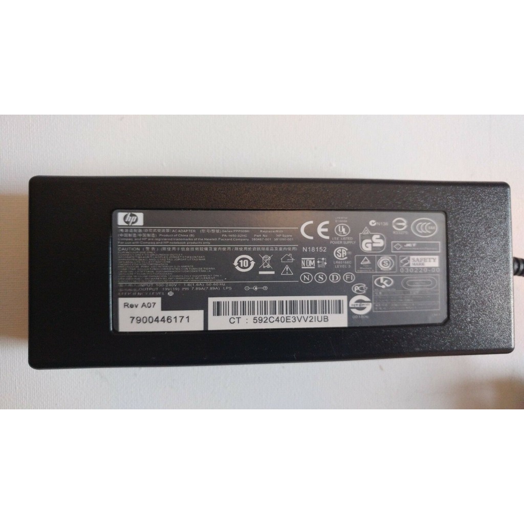 ⚡️[Sạc zin] SẠC LAPTOP HP 19V - 7.9A - 150W Chân kim to