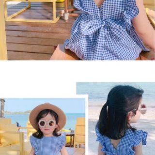 Váy kẻ gingham (hàng lẻ sale)