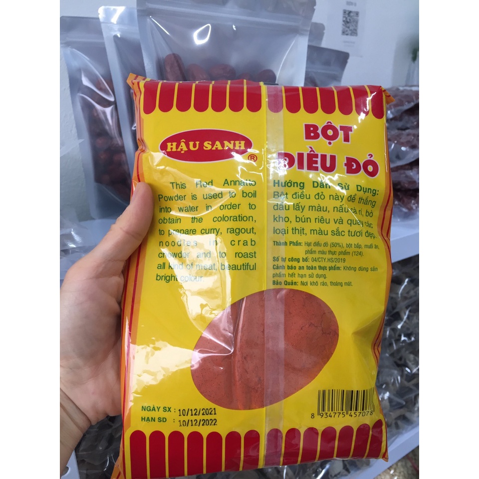 100g-500g Hạt Điều Đỏ (hạt Cari), Hạt Mầu Điều tạo mầu đỏ, Hột điều đỏ/ Bột mầu điều