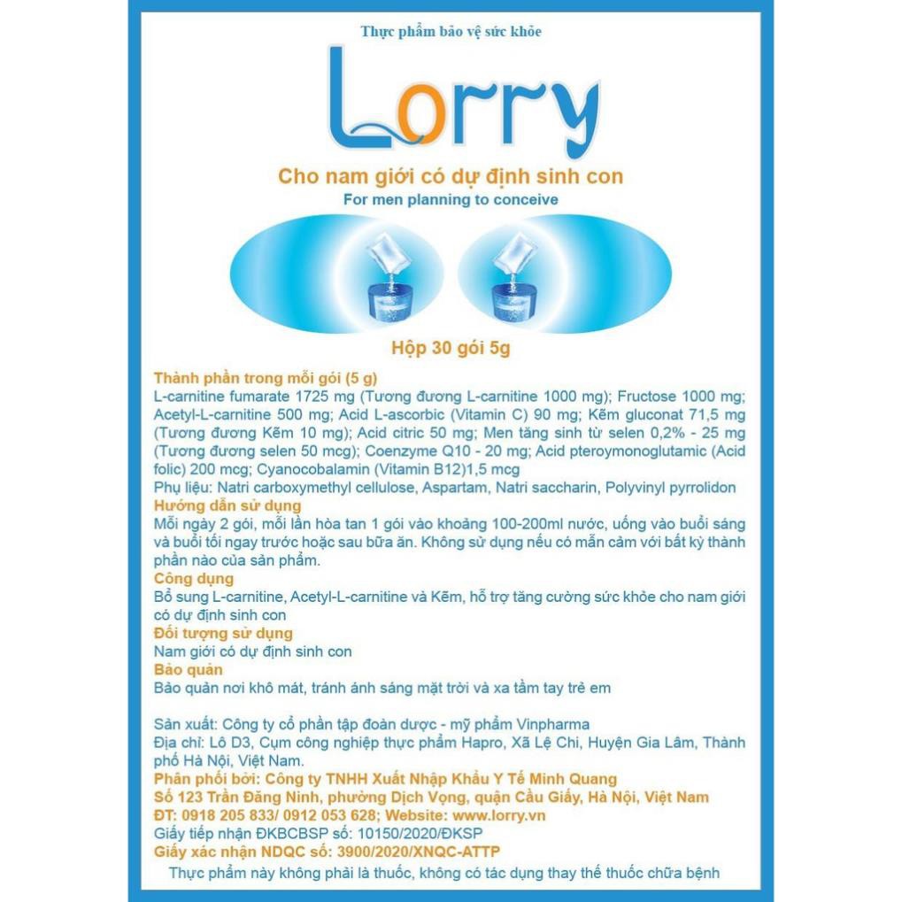 Lorry - hỗ trợ tăng cường khả năng sinh sản nam giới | BigBuy360 - bigbuy360.vn