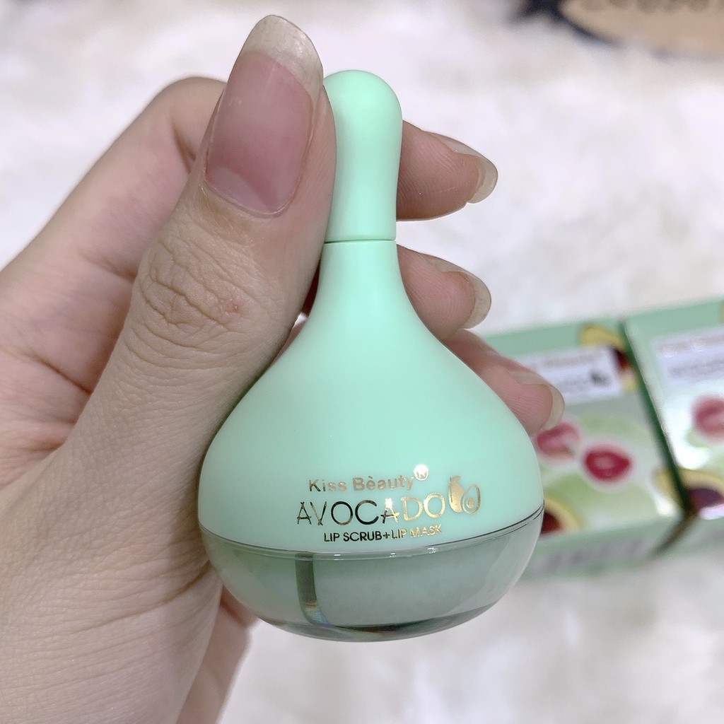 Hộp tẩy tế bào chết + nạ dưỡng hồng môi 2 trong 1 kissbeauty G438