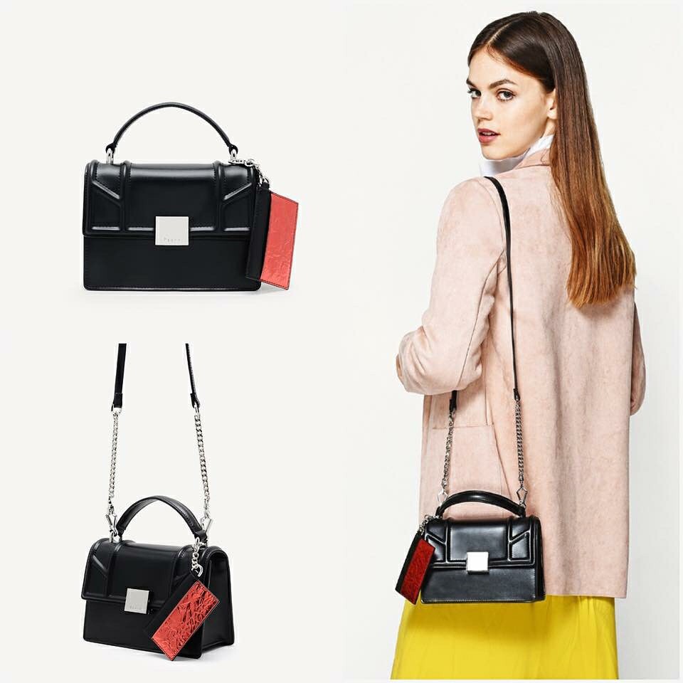 Túi Pedro dáng vuông size 20cm Hàng xuất xịn