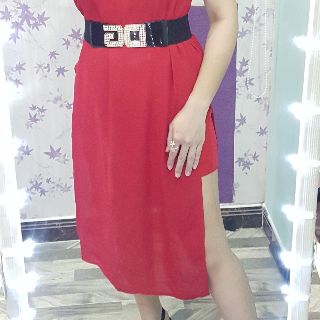 Đầm suông voan