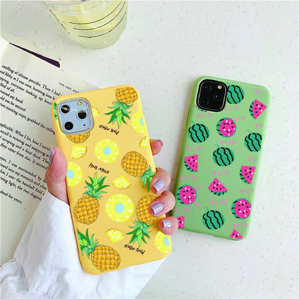 Ốp Lưng Iphone ⚡ Ốp Lưng Điện Thoại Iphone Dưa Và Dứa ⚡ Full Size Từ Iphone 6 - 11 Promax - Tuấn Case 75