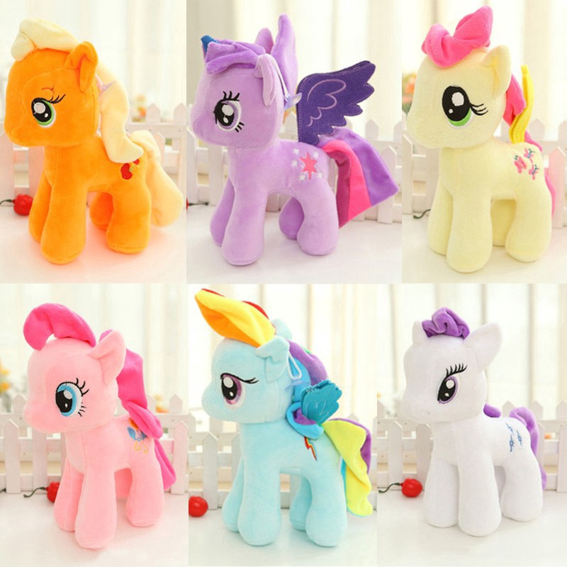 Thú nhồi bông My Little Pony 20cm màu sắc cầu vồng
