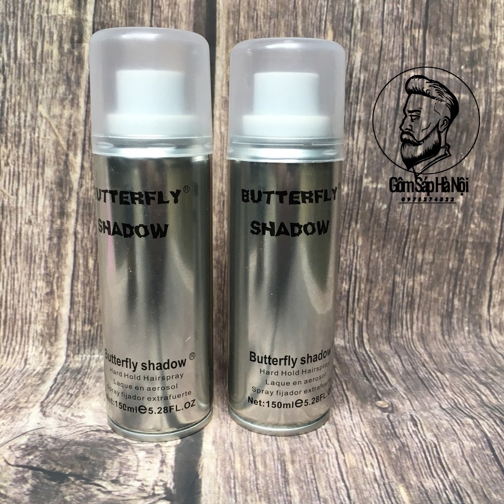 COMBO  Gôm Xịt Tóc Butterfly 150ml + Sáp Vuốt  Tóc  Dapper Barber