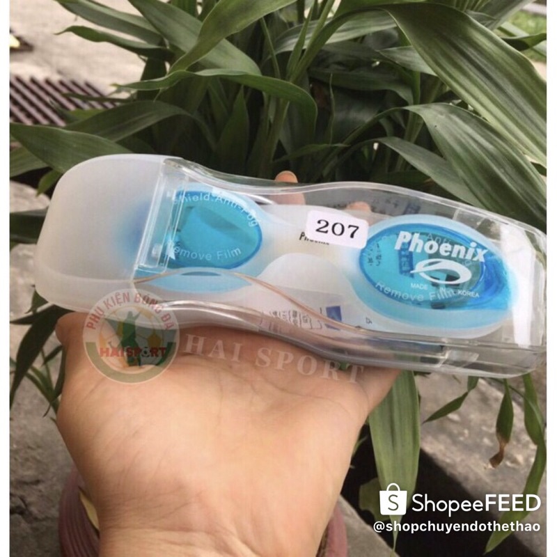 Kính bơi Phoenix 207 Hàn Quốc Silicon cao cấp -Mắt kính bơi chống nước hiệu quả