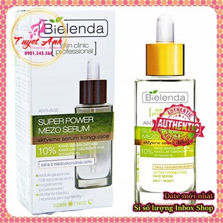 (CHÍNH HÃNG) Serum BIELENDA Xanh lá - Ba Lan TRẺ HÓA DA NGĂN MỤN VÀ SE KHÍT LỖ CHÂN LÔNG