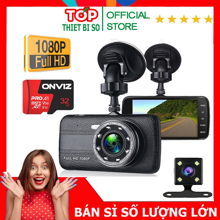 Camera hành trình ô tô trước sau FULL HD1080P - Camera X004