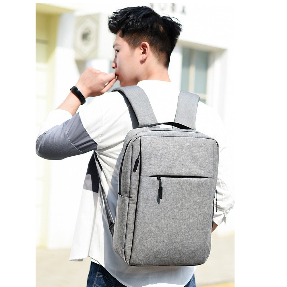 Balo Laptop, Cặp Đựng Laptop 15.6 inch Đẹp Và Chống Sốc Nhiều Ngăn Tặng Kèm Cổng Nối Cáp Sạc Tiện Lợi