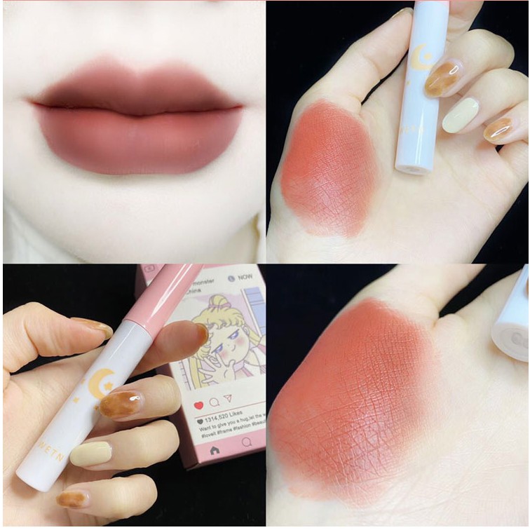 Set son 8 cây son kem lì Thủy Thủ Mặt Trăng Little Monster Senabeauty | Thế Giới Skin Care