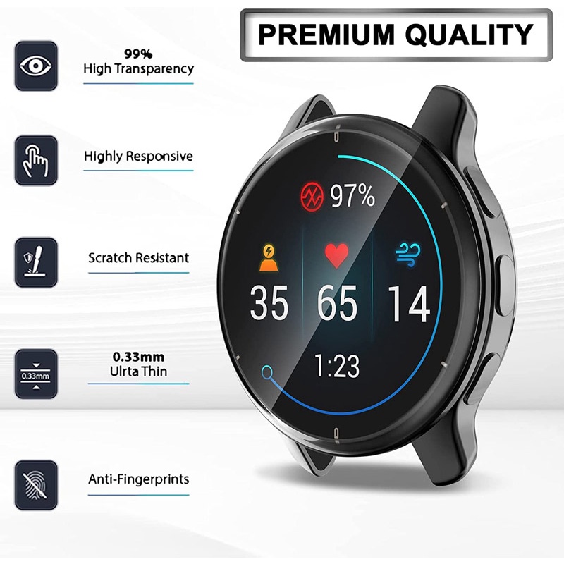 Ốp Bảo Vệ Màn Hình Bằng TPU Mềm HD Cho Garmin Venu 2 Plus/Venu 2 Plus