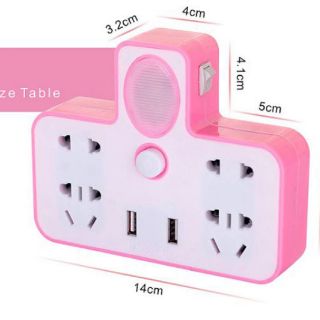 Ổ điện có cổng usb kèm đèn ngủ