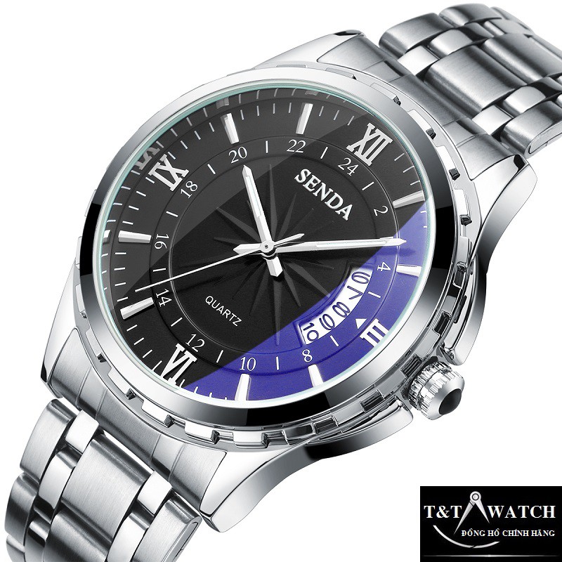 [SIÊU ĐẸP] ĐỒNG HỒ NAM SENDA 8026 DÂY THÉP CHÍNH HÃNG-THIẾT KẾ SANG TRỌNG | BigBuy360 - bigbuy360.vn