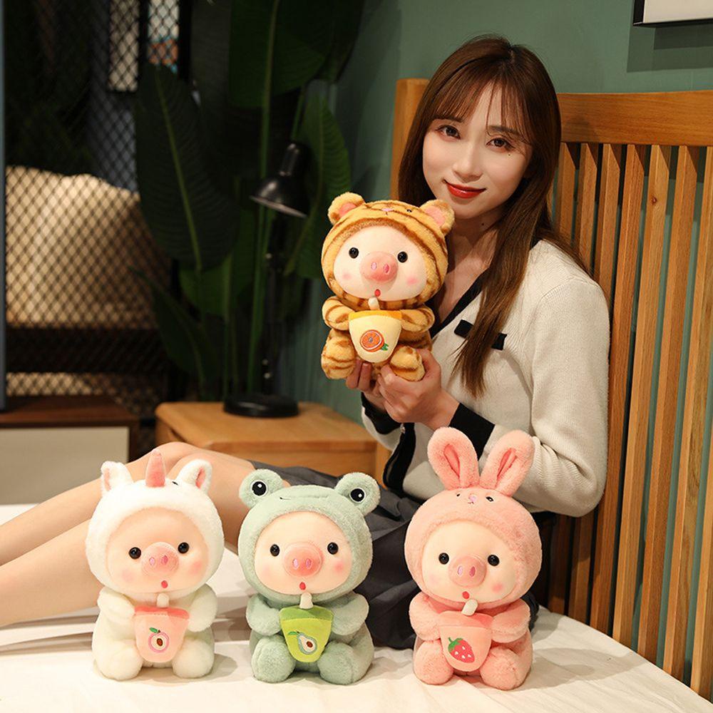 Đồ chơi nhồi bông Hình Chú Heo Hoạt Hình 25CM Dành Cho Bé