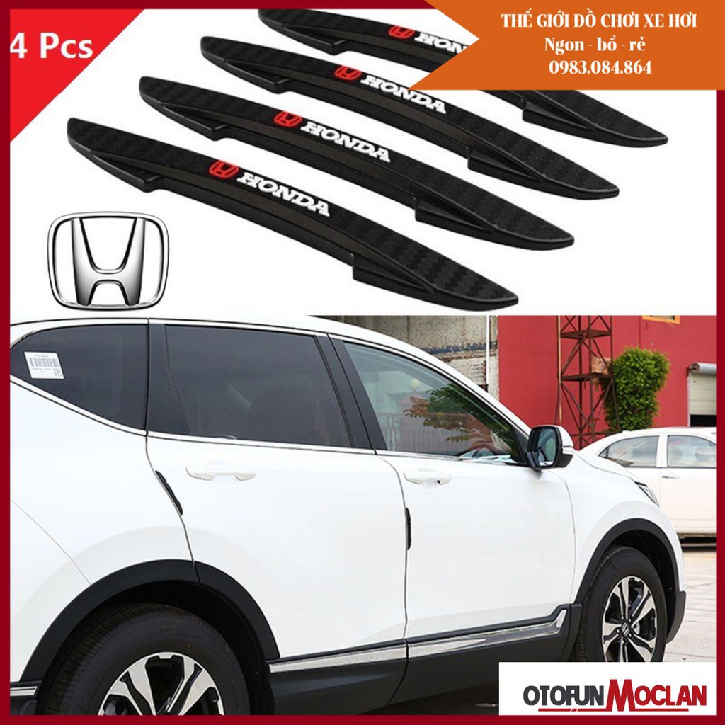 【Có hàng sẵn】HONDA Bộ 4 miếng dán cửa chống xước cửa va đập ô tô Chưa Có Đánh Giá Dán cửa ô tô chống xước