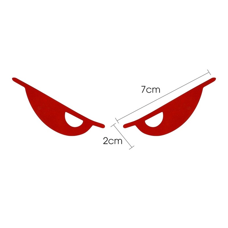 Miếng Dán Hình Đôi Mắt Hoạt Hình Sáng Tạo Trang Trí Xe Hơi DIY