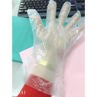 Set 100g găng tay nilon loại dài, to dùng chế biến thực phẩm, làm hóa chất.