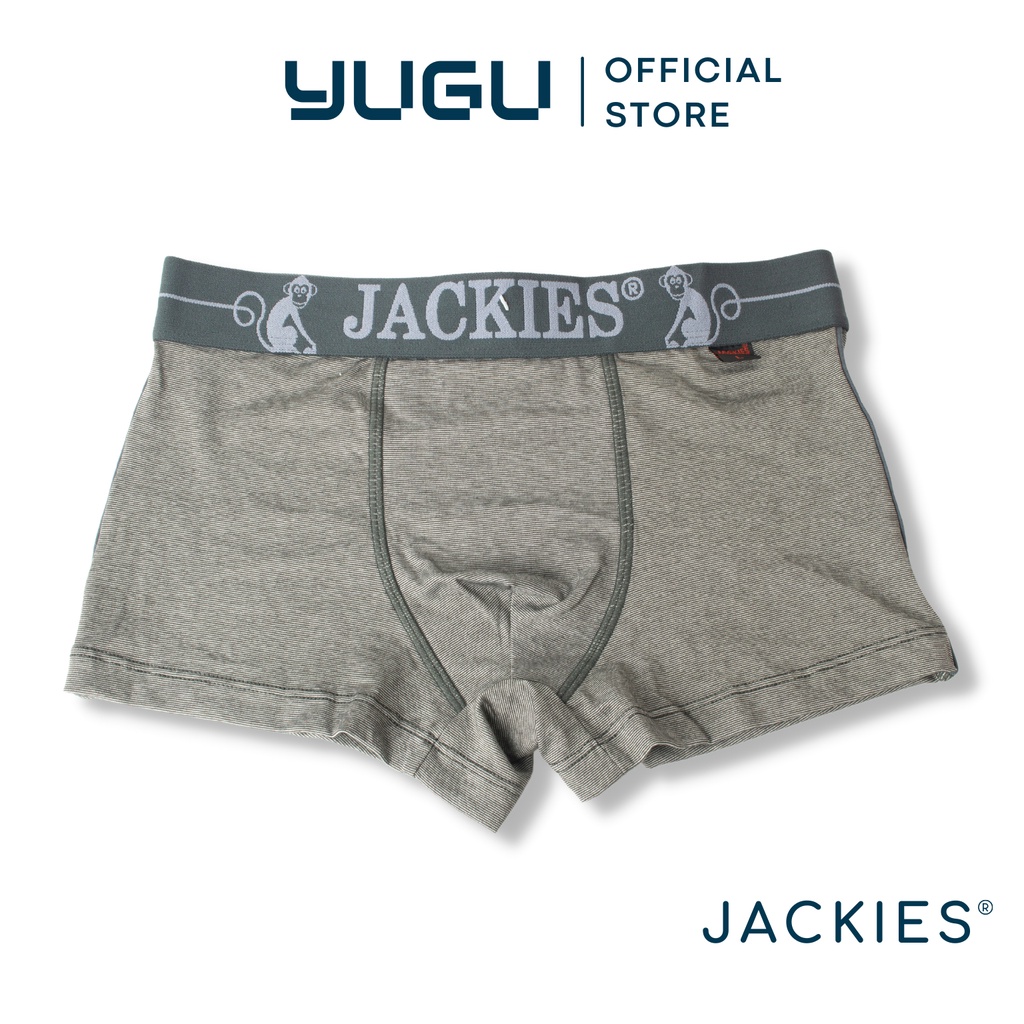 Quần lót boxer nam cao cấp JACKIES H01 vải cotton và sợi tre Sing 4 chiều - YUGU - quần sịp đùi nam thoáng mát, 1 chiếc.