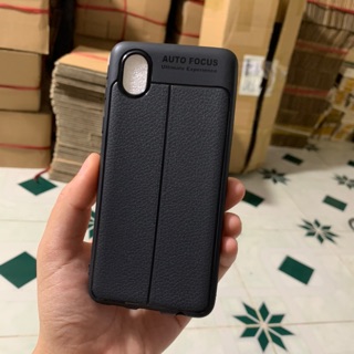 Ốp lưng dẻo Vân da cho Samsung Galaxy A01 Core Chống sốc Auto Focus