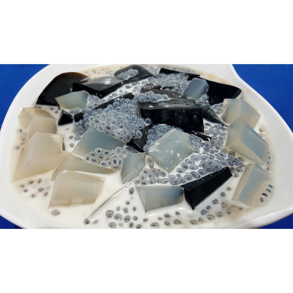 Bột Sương Sáo Trắng / ĐEN  White Grass Jelly Thuận Phát Gói 50gr