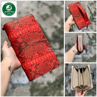 Ví 1 khuôn da trăn s1222 cá sấu gò vấp