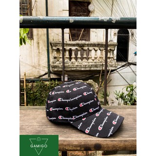 Nón/mũ lưỡi trai nam nữ Champion CP 2 màu đen trắng CHAMCP02