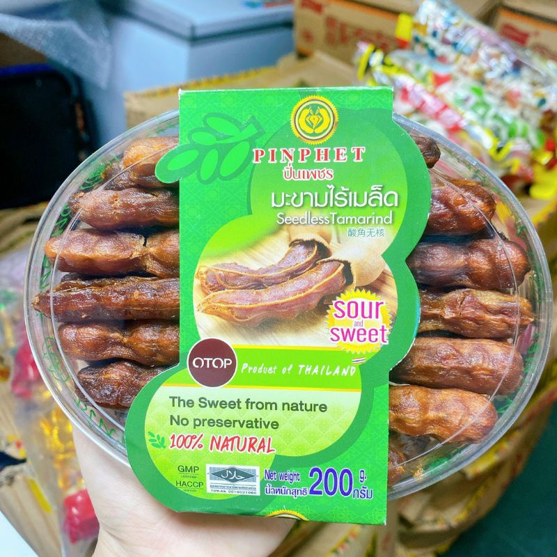 ME THÁI KHÔNG HẠT NHÃN XANH - 200GR