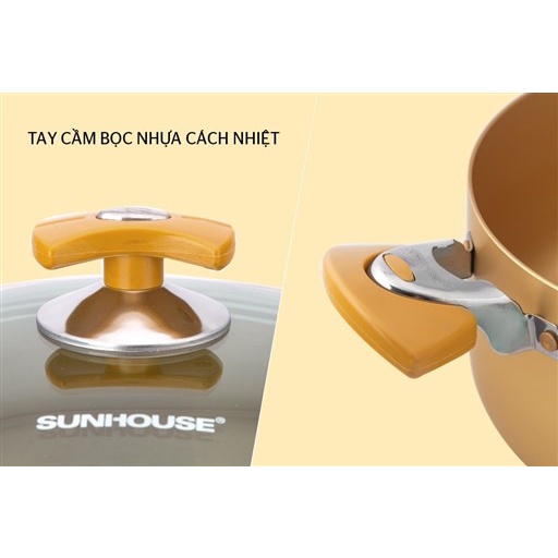 Nồi nhôm anod Sunhouse Size 16-20-22-24-26
