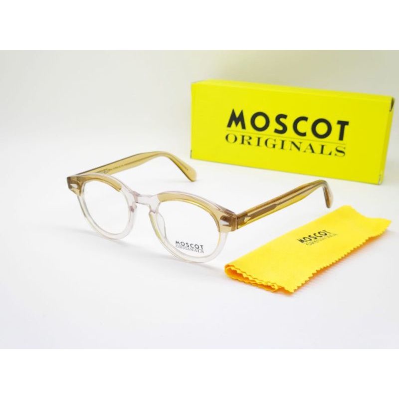 Mắt kính khung trung bình chống bức xạ màu xanh dương Minus MOSCOT LEMTOSH