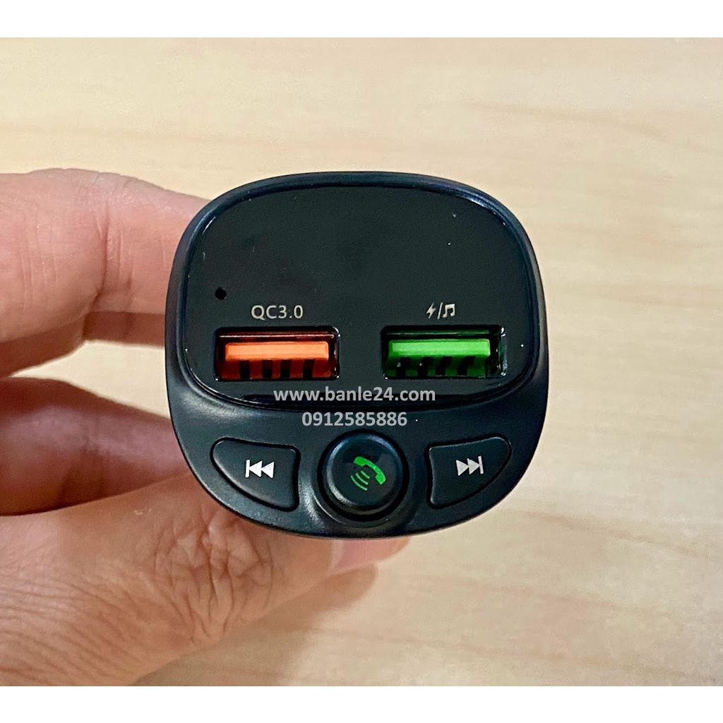 Tẩu nghe nhạc MP3 Bluetooth kiêm sạc nhanh HY-87