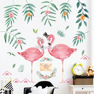 Decal dán tường hồng hạc A242
