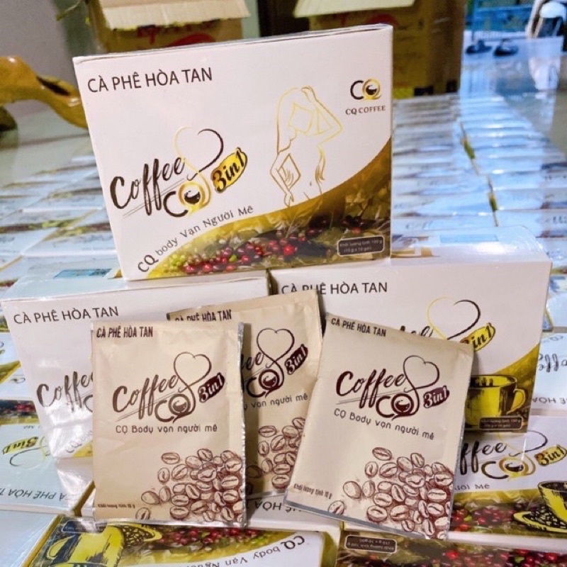 3hộp cafe cq slim (dùng 1 tháng) hàng chính hãng