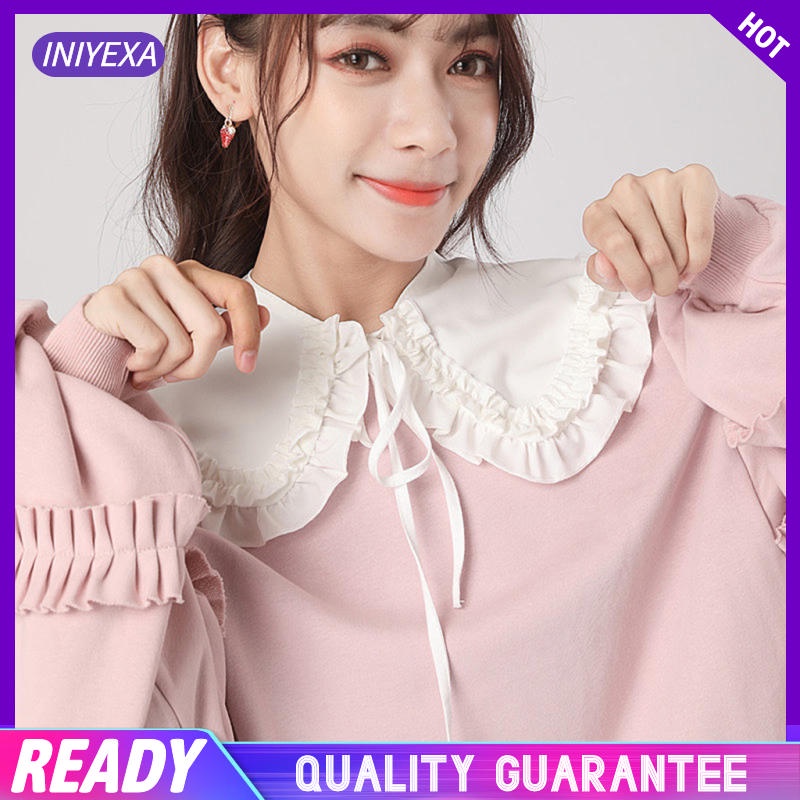 Cổ áo rời phong cách lolita cổ điển dành cho trang trí đầm