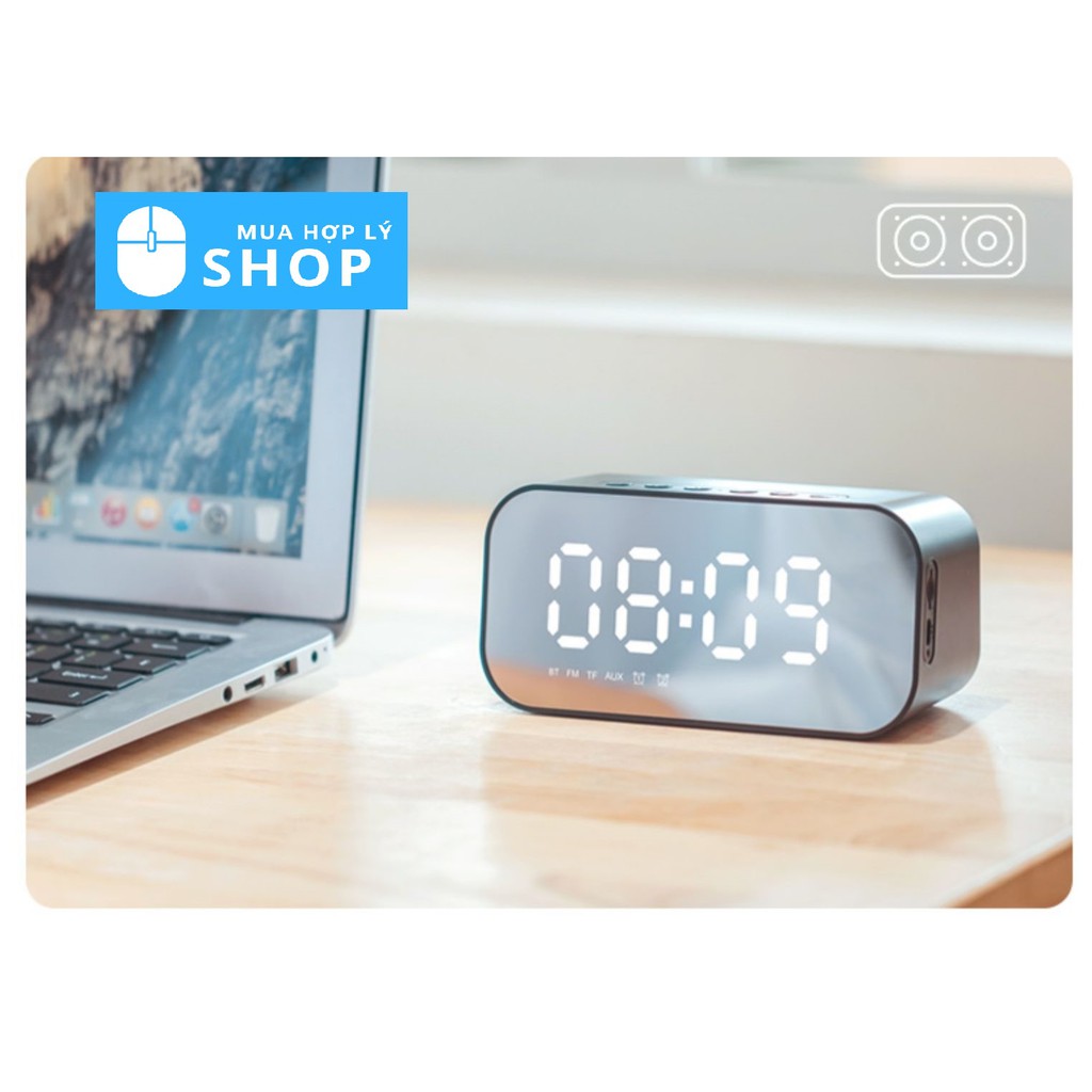 Loa Bluetooth HAVIT M3, Kiêm Đồng Hồ Báo Thức, FM - Hàng Nhập Khẩu