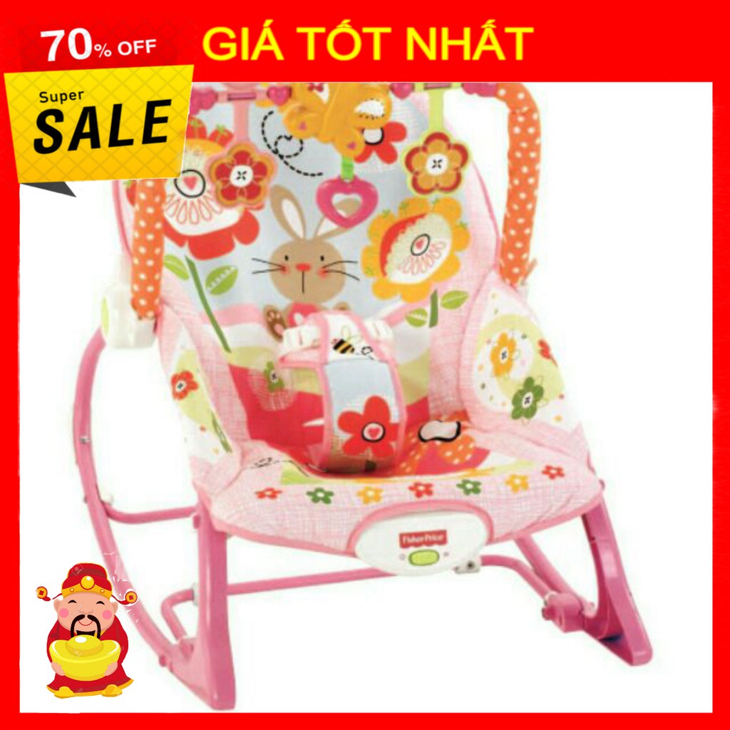 [ GIÁ TỐT NHẤT ]  GHẾ RUNG FISHER-PRICE X7033 [ HÀNG CHÍNH HÃNG ]