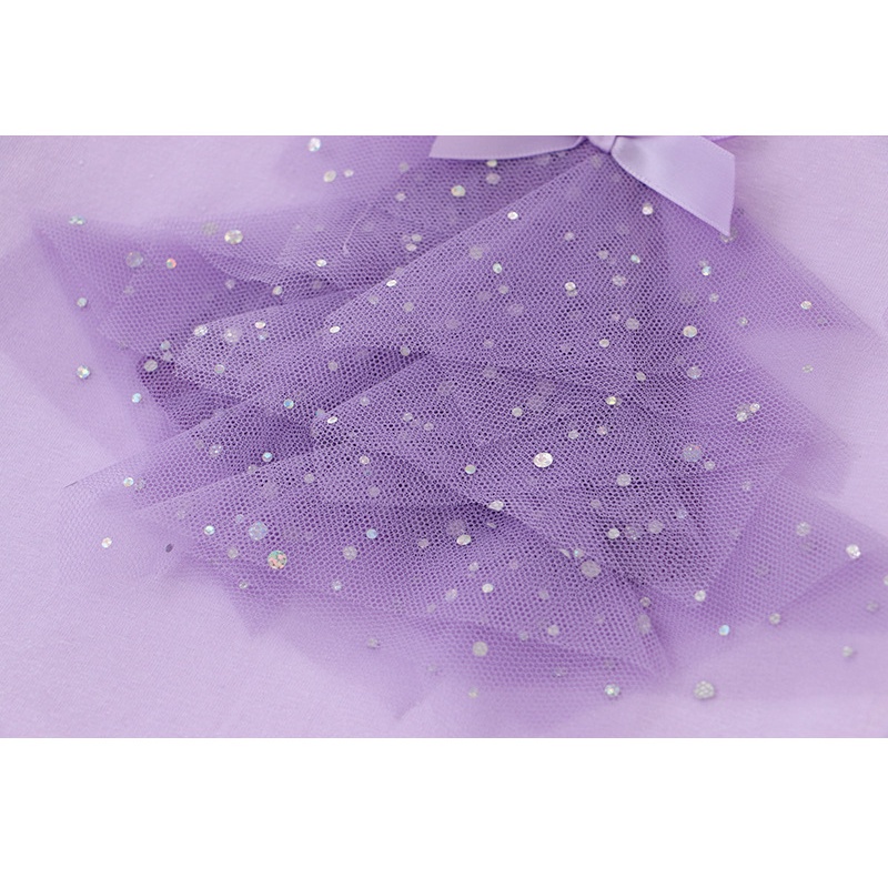 DISNEY Áo Thun Tay Dài In Hình Công Chúa Elsa Frozen 3D Dành Cho Bé Gái