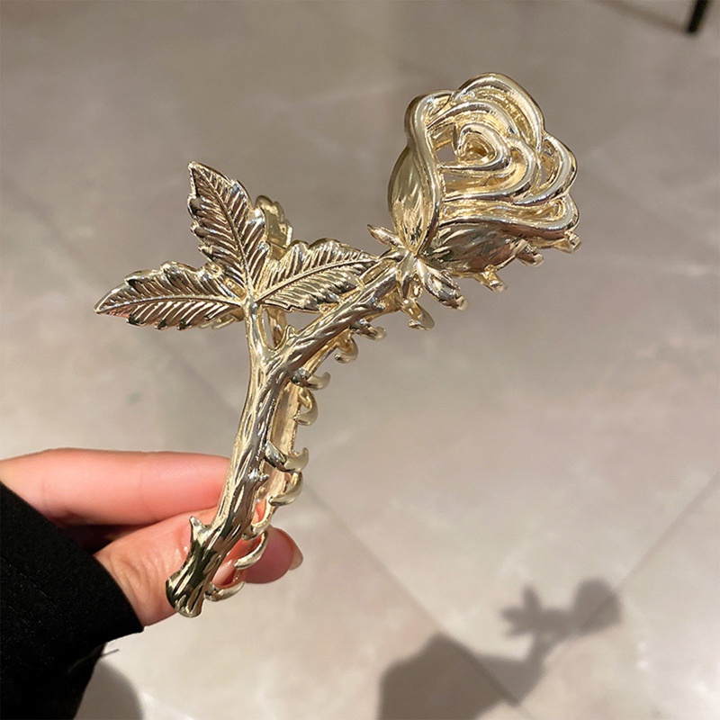 Kẹp Tóc Hợp Kim Đính Ngọc Trai Nhân Tạo Thiết Kế Thanh Lịch Cho Nữ