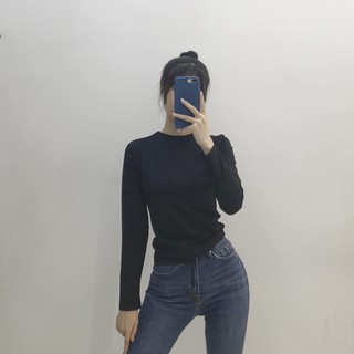 [Mã LT50 giảm 50k đơn 250k] TATICHU - Áo thun ôm tay dài - Basic Tshirt