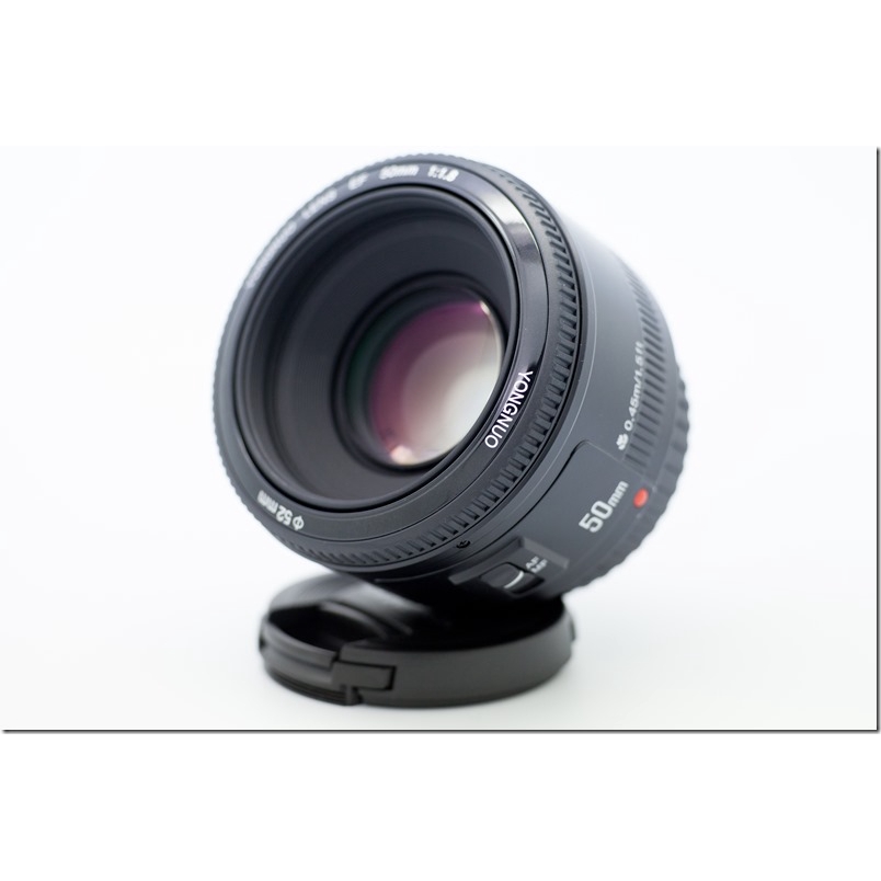 Ống kính Yongnuo 50 F1.8 cho Nikon (Kèm Lens hood + Bộ vệ sinh máy ảnh) - Hàng nhập khẩu