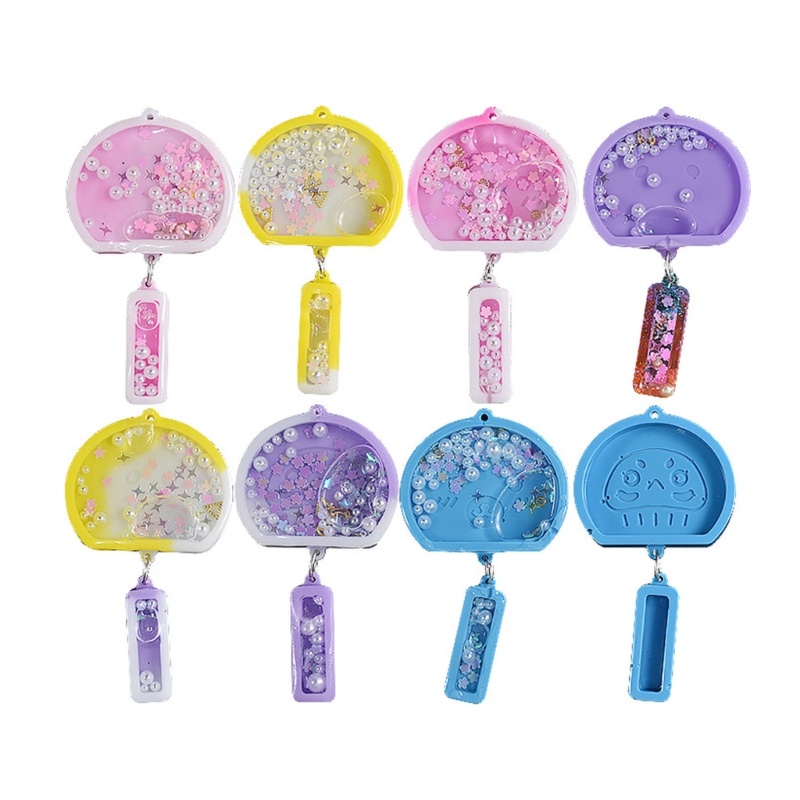 Sa Khuôn Làm Móc Khóa Lắc Lư Bằng Nhựa Resin DIY