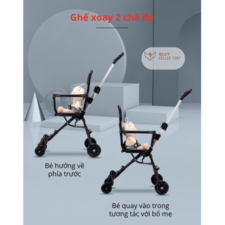 Libishop - xe đẩy cho bé gấp gọn siêu nhẹ 3.5kg du lịch 2-way rest baby