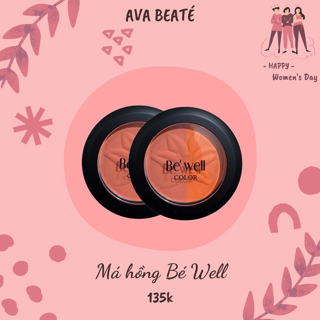 ✨ #Phấn_Má_Hồng Be well Matte Color Blusher ✨