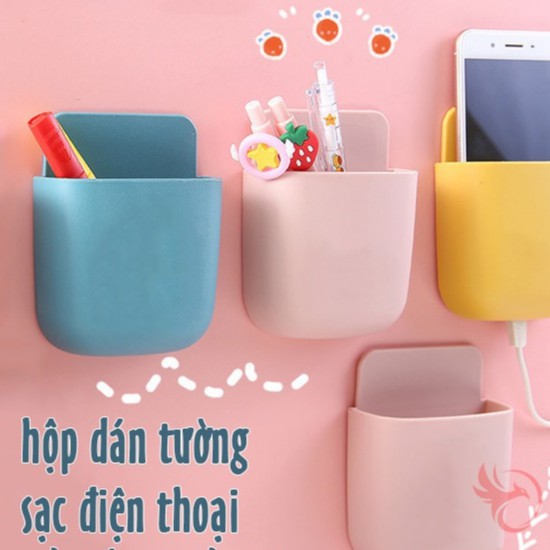 Ống Đựng Điều Khiển Điều Hòa, Tivi, Điện Thoại Dán Tường Đa Năng In Hình Nhiều mẫu mã đa năng